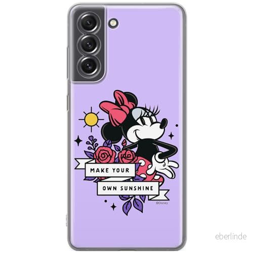 ERT GROUP mobiltelefonfodral för Samsung S21 FE originalt och officiellt licensierat Disney mönster Minnie 073 optimalt anpassad till formen på mobiltelefonen, fodral tillverkad av TPU plast 5905795025465