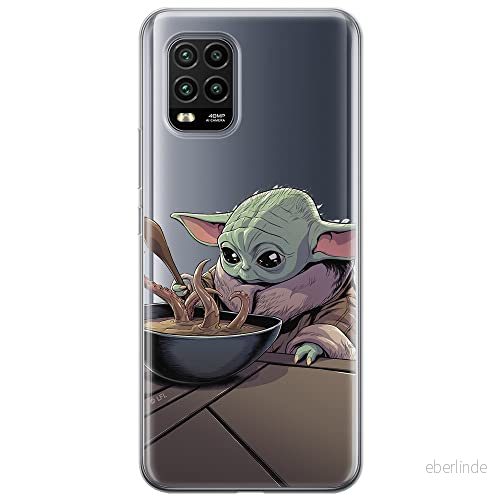 ERT GROUP mobiltelefonfodral för Xiaomi MI 10 LITE originalt och officiellt licensierat Star Wars mönster Baby Yoda 027 optimalt anpassad till formen på mobiltelefonen, gedeeltelijk transparant 5904805089435