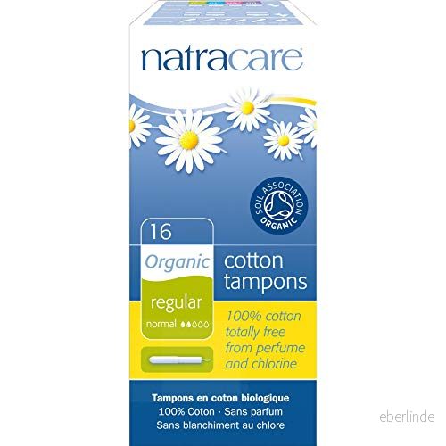 Natracare Vanlig buffert med applikator Naturlig produkt Perfekt för mellan till lågt månadsflöde Ingen plast eller kemikalier Mjuk och lätt att placera Vegan lämplig 782126008008