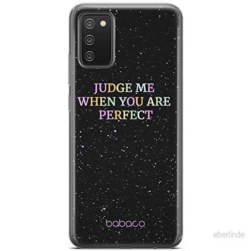 ERT GROUP mobiltelefonfodral för Samsung A02S originalt och officiellt licensierat Babaco mönster Judge me 002 optimalt anpassad till formen på mobiltelefonen, fodral tillverkad av TPU plast 5903932903836