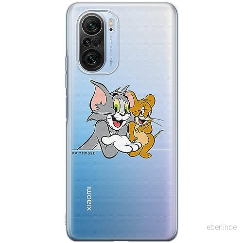 ERT GROUP mobiltelefonfodral för Xiaomi MI 11i/ REDMI K40/K40 PRO/POCO F3/ F3 PRO originalt och officiellt licensierat Tom & Jerry mönster 005, gedeeltelijk transparant 5905511887414