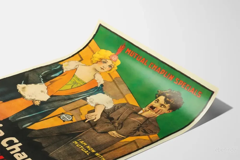 Vintageposter Charlie Chaplin The Floorwalker - Bild 3