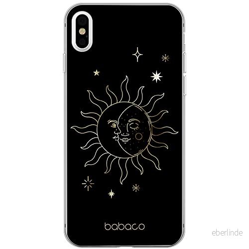 ERT GROUP mobiltelefonfodral för Apple Iphone XS Max originalt och officiellt licensierat Babaco mönster Space 002 Vit optimalt anpassad till formen på mobiltelefonen, fodral tillverkad av TPU plast 5903932240146