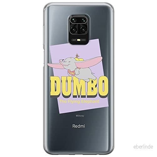 ERT GROUP mobiltelefonfodral för Xiaomi REDMI NOTE 9 PRO/ 9S originalt och officiellt licensierat Disney mönster Dumbo 005 optimalt anpassad till formen på mobiltelefonen, gedeeltelijk transparant 5903040311288