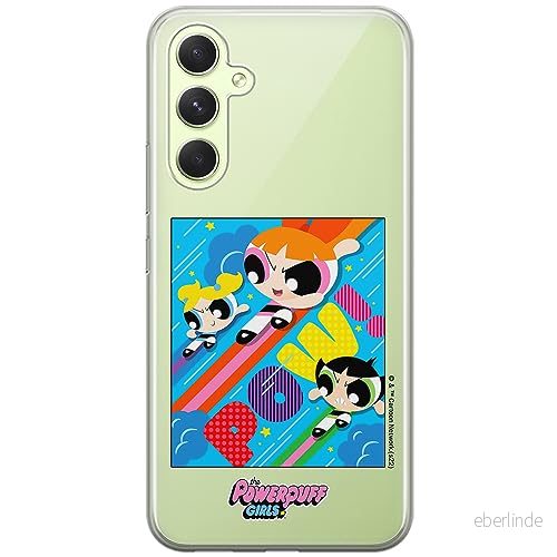 ERT GROUP mobiltelefonfodral för Samsung A54 5G originalt och officiellt licensierat The Powerpuff Girls mönster 025 optimalt anpassad till formen på mobiltelefonen, gedeeltelijk transparant 5905511971021