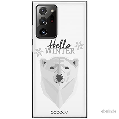ERT GROUP mobiltelefonfodral för Samsung GALAXY NOTE 20 ULTRA originalt och officiellt licensierat Babaco mönster Winter 003 anpassad till formen på mobiltelefonen, fodral tillverkad av TPU plast 5903040357231