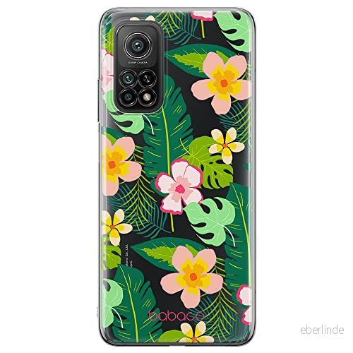 ERT GROUP mobiltelefonfodral för Xiaomi Redmi Note 11T 5G/11S 5G/POCO M4 Pro 5G originalt och officiellt licensierat Babaco mönster Flowers 019, gedeeltelijk transparant 5904805626920