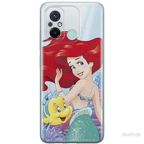 ERT GROUP mobiltelefonfodral för Xiaomi REDMI 12C/ 11A originalt och officiellt licensierat Disney mönster Ariel & Flounder 001, fodral tillverkad av TPU plast 5905511856748