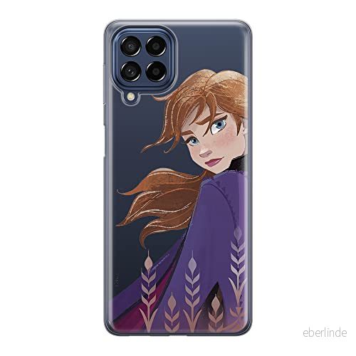 ERT GROUP mobiltelefonfodral för Samsung M53 5G originalt och officiellt licensierat Disney mönster Anna 002 optimalt anpassad till formen på mobiltelefonen, gedeeltelijk transparant 5905511378646