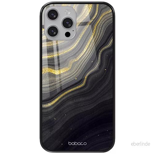 ERT GROUP mobiltelefonfodral för Apple Iphone 13 PRO MAX originalt och officiellt licensierat Babaco mönster Marble 009 tillverkad av härdat glas, skyddsfodral 5904805865220