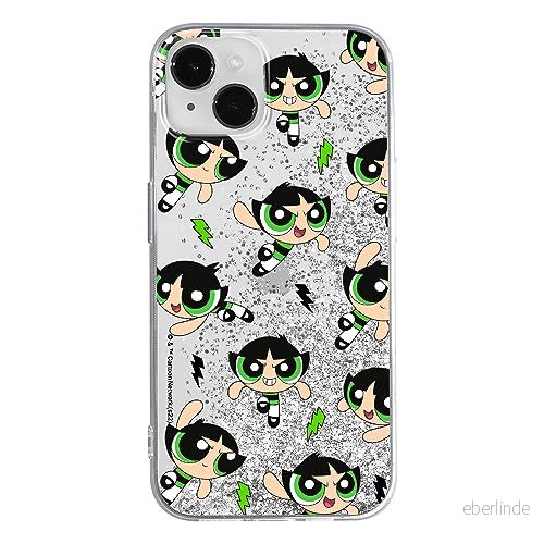 ERT GROUP mobiltelefonfodral för Apple Iphone 14 originalt och officiellt licensierat The Powerpuff Girls mönster 009, med glitter overflow effekt 5905511959555