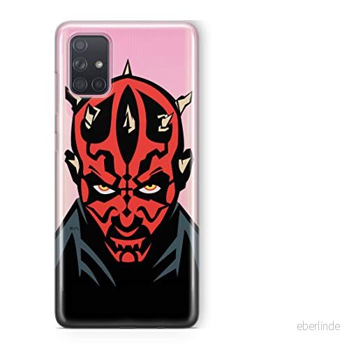 ERT GROUP mobiltelefonfodral för Samsung A71 originalt och officiellt licensierat Star Wars mönster Darth Maul 004 Vit optimalt anpassad till formen på mobiltelefonen, gedeeltelijk transparant 5903537526454