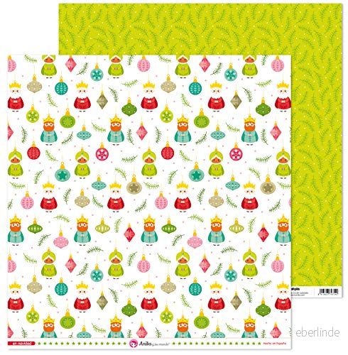 Anita y Su Mundo Samling På Julpapper Scrapbooking, Paper, Magiska kungar, 30,5 x cm 8413623748587