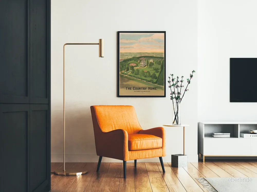 Vintageposter The Country Home - Rustik och lantlig väggdekoration - Bild 2