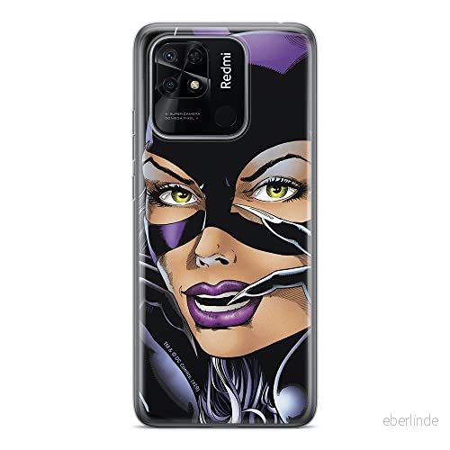 ERT GROUP mobiltelefonfodral för Xiaomi REDMI 10C originalt och officiellt licensierat DC mönster Catwoman 005 optimalt anpassad till formen på mobiltelefonen, fodral tillverkad av TPU plast 5905511533700