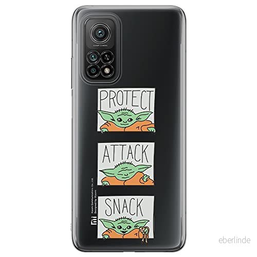 ERT GROUP mobiltelefonfodral för Xiaomi Redmi Note 11 Pro 5G/11 4G originalt och officiellt licensierat Star Wars mönster Baby Yoda 009, gedeeltelijk transparant 5904805644719