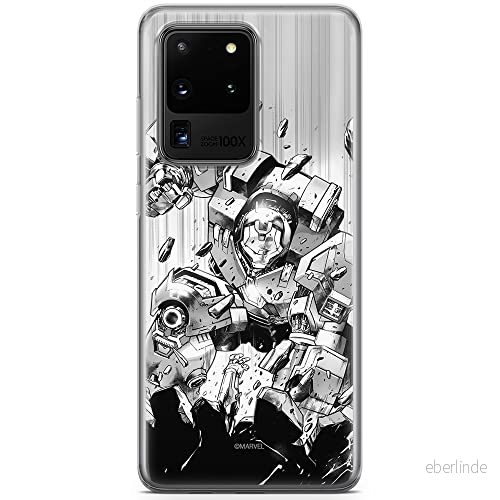 ERT GROUP Mobiltelefonskal för Samsung S20 Ultra original och officiellt licensierat Marvel mönster Iron Man 018 optimalt anpassat till mobiltelefonens form, TPU fodral 5903537498058