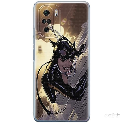 ERT GROUP mobiltelefonfodral för Xiaomi MI 11i/ REDMI K40/K40 PRO/POCO F3/ F3 PRO originalt och officiellt licensierat DC mönster Catwoman 006, fodral tillverkad av TPU plast 5905511892715