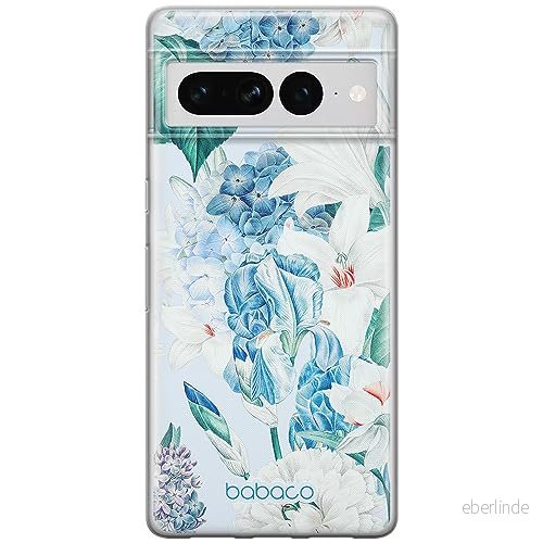 ERT GROUP mobiltelefonfodral för Google PIXEL 7 PRO originalt och officiellt licensierat Babaco mönster Flowers 026 optimalt anpassad till formen på mobiltelefonen, fodral tillverkad av TPU plast 5905795172404