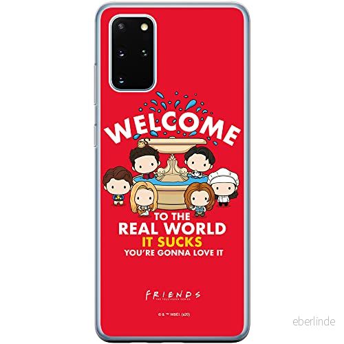 ERT GROUP mobiltelefonfodral för Samsung S20 PLUS / S11 originalt och officiellt licensierat Friends mönster 005 Vit optimalt anpassad till formen på mobiltelefonen, fodral tillverkad av TPU plast 5903932264388