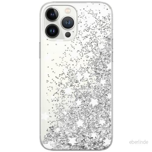 ERT GROUP mobiltelefonfodral för Apple Iphone 11 PRO MAX originalt och officiellt licensierat Babaco mönster Stars 001 Vit optimalt anpassad till formen på mobiltelefonen, med glitter overflow effekt 5903537770550