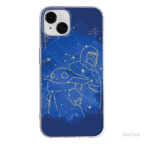ERT GROUP mobiltelefonfodral för Apple Iphone 14 PLUS originalt och officiellt licensierat Star Wars mönster Baby Yoda 023 anpassad till formen på mobiltelefonen, fodral tillverkad av TPU plast 5905131899552