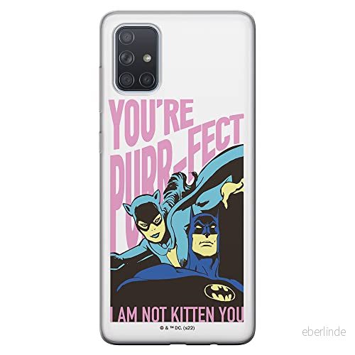ERT GROUP mobiltelefonfodral för Samsung A71 originalt och officiellt licensierat DC mönster Batman 067 optimalt anpassad till formen på mobiltelefonen, fodral tillverkad av TPU plast 5905131519054