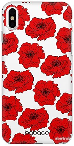 ERT GROUP mobiltelefonfodral för Apple Iphone XS Max originalt och officiellt licensierat Babaco mönster Flowers 018 Vit optimalt anpassad till formen på mobiltelefonen, fodral tillverkad av TPU plast 5903932631302