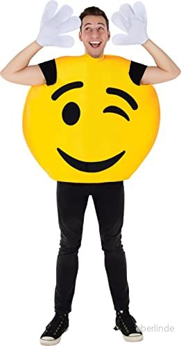 Dress Up America Winking emo_ji kostym för roll play Wink Emoticon Tunic Vital i Learning & Fun 786138805457