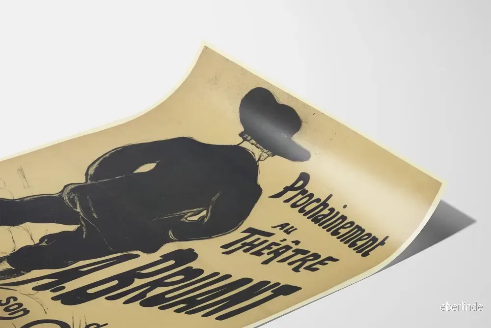 Vintageposter Kommande till teatern A. Bruant - Bild 3