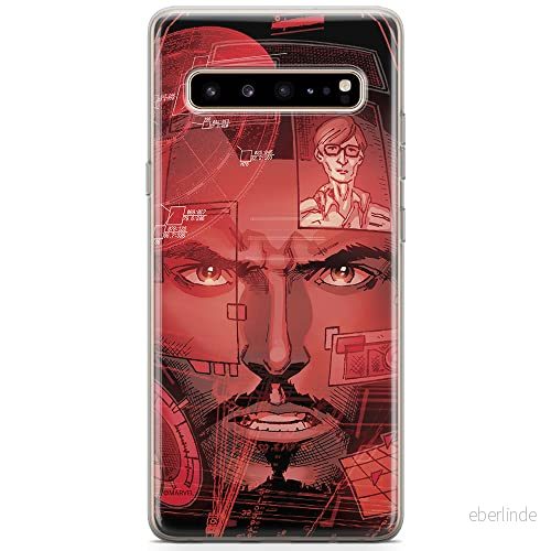 ERT GROUP Mobiltelefonskal för Samsung S10 5G original och officiellt licensierat Marvel mönster Iron Man 016 optimalt anpassat till mobiltelefonens form, TPU fodral 5904805504662