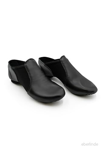 Capezio Women's EJ2 E serien jazz slip on svart storlek: 5 52931870948