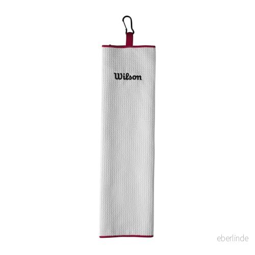 Wilson Staff unisex golfhandduk, trippelvikt, TRI FOLD, mikrofiber, vit, en storlek passar alla, WGA9000101 194979004463