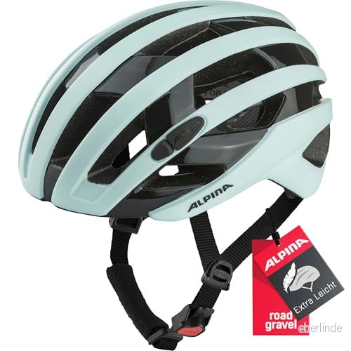 ALPINA Unisex Vuxna, RAVEL Cykelhjälm, pastel blue matt, 51 56 cm 4003692315687