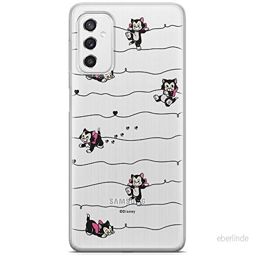 ERT GROUP mobiltelefonfodral för Samsung M52 5G originalt och officiellt licensierat Disney mönster Cat Figaro 001 optimalt anpassad till formen på mobiltelefonen, gedeeltelijk transparant 5904805485923