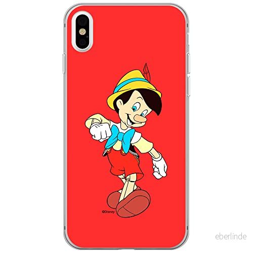 ERT GROUP mobiltelefonfodral för Iphone X/XS originalt och officiellt licensierat Disney mönster Pinocchio 001 optimalt anpassad till formen på mobiltelefonen, fodral tillverkad av TPU plast 5905131137500