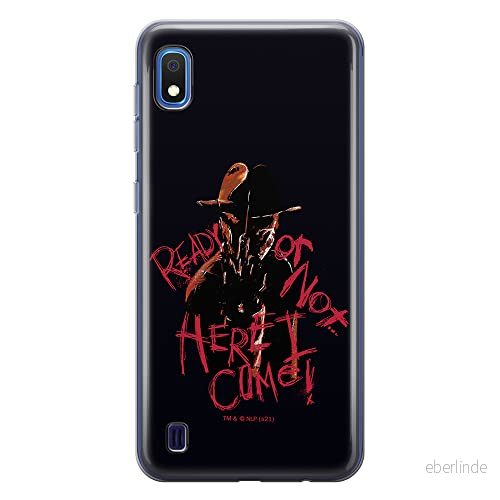 ERT GROUP mobiltelefonfodral för Samsung A10 originalt och officiellt licensierat Horror mönster Nightmare of Elm Street 007 anpassad till formen på mobiltelefonen, fodral tillverkad av TPU plast 5905511084998