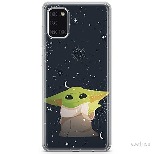 ERT GROUP mobiltelefonfodral för Samsung A31 originalt och officiellt licensierat Star Wars mönster Baby Yoda 024 optimalt anpassad till formen på mobiltelefonen, fodral tillverkad av TPU plast 5904805078330