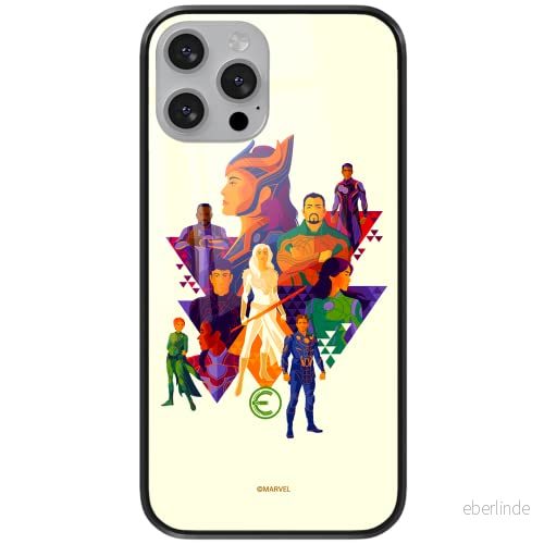 ERT GROUP mobiltelefonfodral för Apple Iphone X/XS originalt och officiellt licensierat Marvel mönster Eternals 007 tillverkad av härdat glas, optimalt anpassat till mobilens form, skyddsfodral 5904805111136