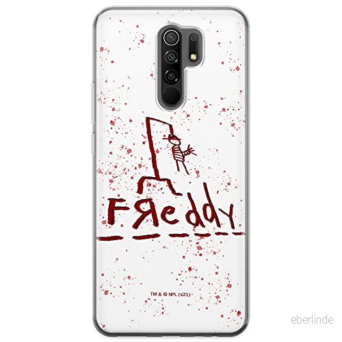 ERT GROUP mobiltelefonfodral för Xiaomi REDMI 9 originalt och officiellt licensierat Horror mönster Nightmare of Elm Street 009 anpassad till formen på mobiltelefonen, fodral tillverkad av TPU plast 5905511091095