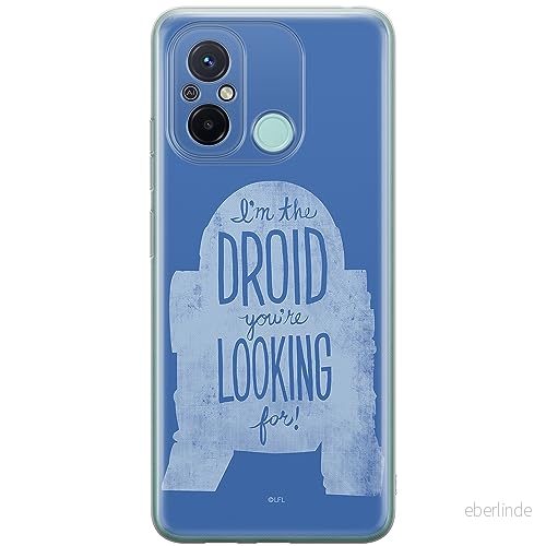 ERT GROUP mobiltelefonfodral för Xiaomi REDMI 12C/ 11A originalt och officiellt licensierat Star Wars mönster R2D2 006 anpassad till formen på mobiltelefonen, fodral tillverkad av TPU plast 5905511844813