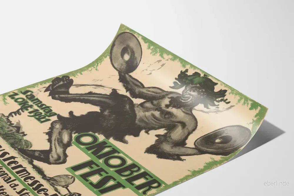 Vintage Oktoberfest 1921 - Äkta väggdekoration poster - Bild 3