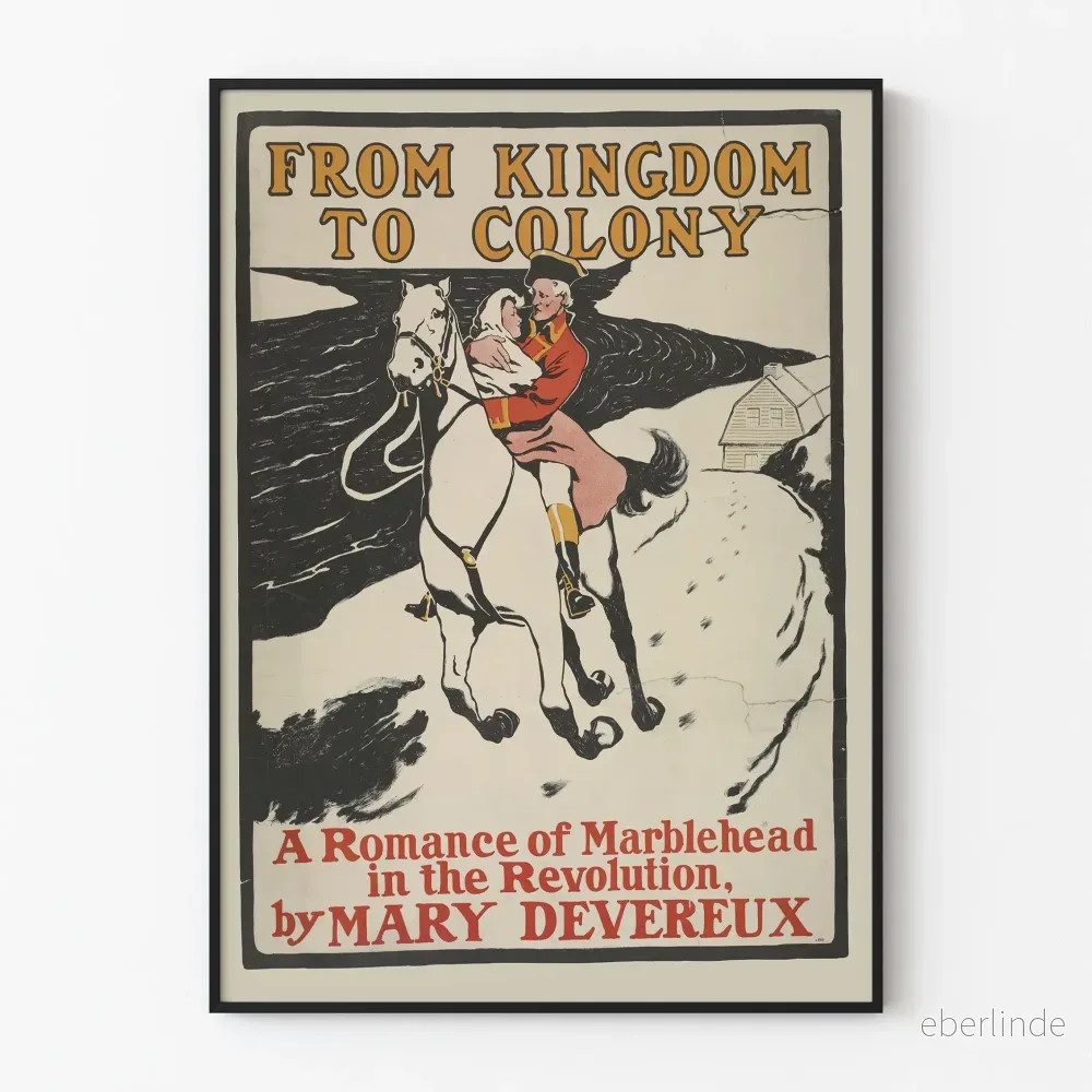 Vintageposter From Kingdom to Colony - Historisk romantik av Mary Devereux