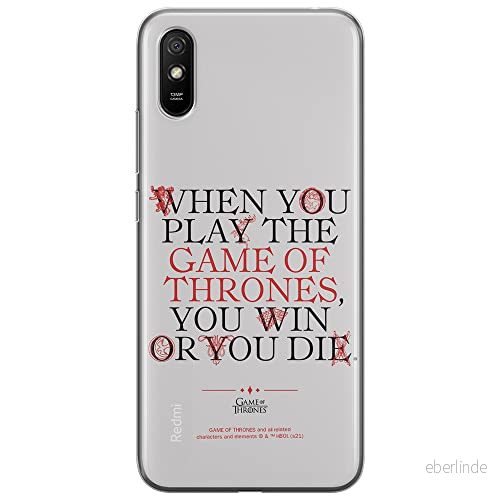 ERT GROUP mobiltelefonfodral för Xiaomi REDMI 9A originalt och officiellt licensierat Game od Thrones mönster of 009 anpassad till formen på mobiltelefonen, fodral tillverkad av TPU plast 5903932674736