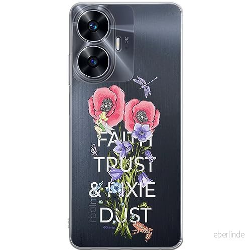ERT GROUP mobiltelefonfodral för Realme C55 originalt och officiellt licensierat Disney mönster Tinker Bell 003 optimalt anpassad till formen på mobiltelefonen, gedeeltelijk transparant 5905511866976