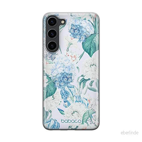ERT GROUP mobiltelefonfodral för Samsung S23 originalt och officiellt licensierat Babaco mönster Flowers 028 optimalt anpassad till formen på mobiltelefonen, fodral tillverkad av TPU plast 5905511430399