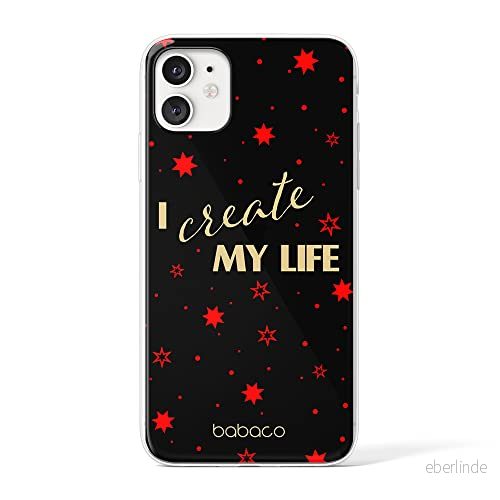 ERT GROUP mobiltelefonfodral för Apple Iphone 11 originalt och officiellt licensierat Babaco mönster Positive vibes 006 Vit anpassad till formen på mobiltelefonen, fodral tillverkad av TPU plast 5903932957648