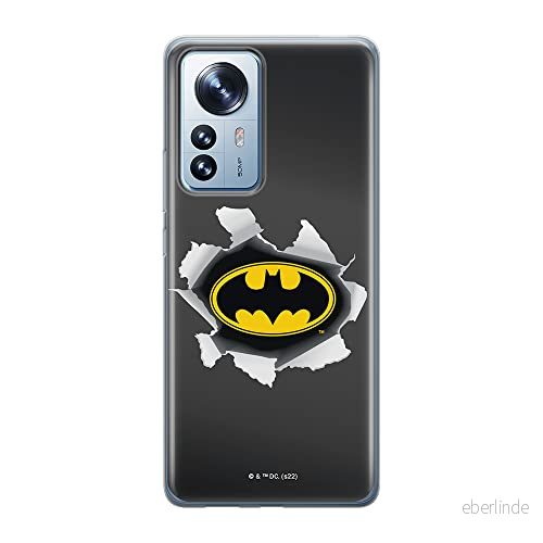ERT GROUP mobiltelefonfodral för Xiaomi 12 / 12X originalt och officiellt licensierat DC mönster Batman 059 optimalt anpassad till formen på mobiltelefonen, fodral tillverkad av TPU plast 5905511493813
