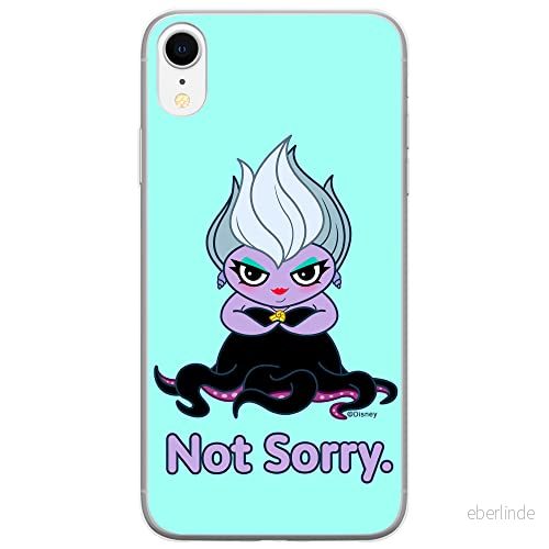 ERT GROUP mobiltelefonfodral för Iphone XR originalt och officiellt licensierat Disney mönster Ursula 004 optimalt anpassad till formen på mobiltelefonen, fodral tillverkad av TPU plast 5905131457721