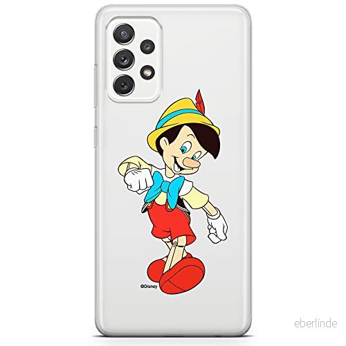 ERT GROUP mobiltelefonfodral för Samsung A33 5G originalt och officiellt licensierat Disney mönster Pinocchio 001 optimalt anpassad till formen på mobiltelefonen, gedeeltelijk transparant 5905131141293